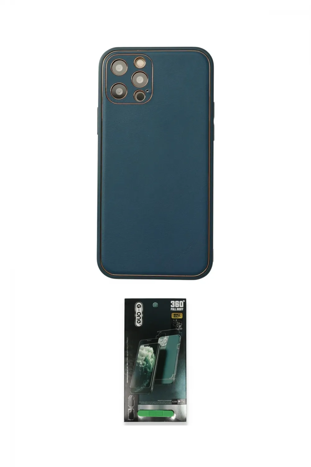 ieg™ iPhone 12 Pro Max Kılıf Yadigar Klasik - Şeffaf 360 Full Body Arka Koruyucu