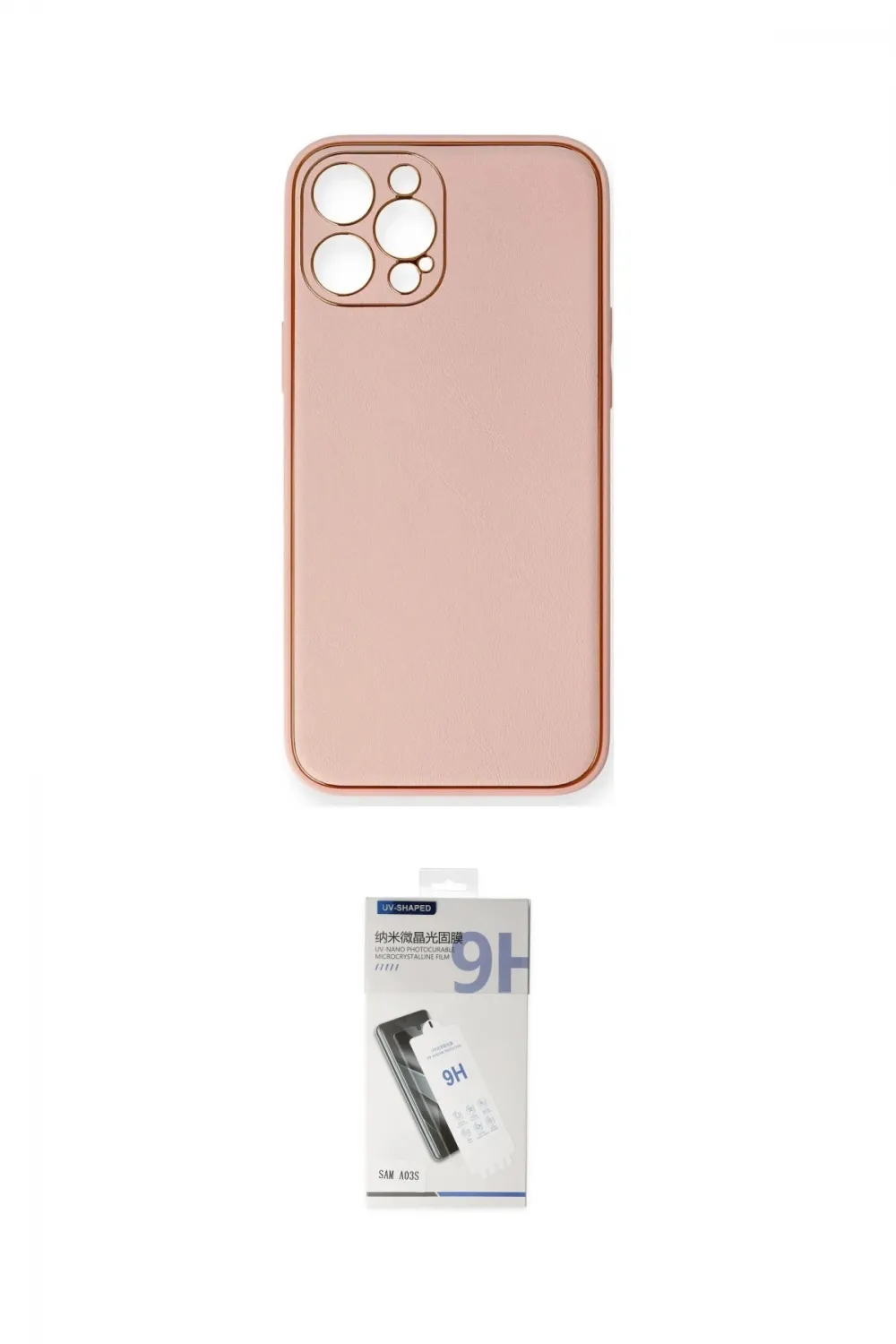 ieg™ iPhone 12 Pro Max Kılıf Yadigar Klasik - Şeffaf Uv Polymer Nano Ekran Koruyucu