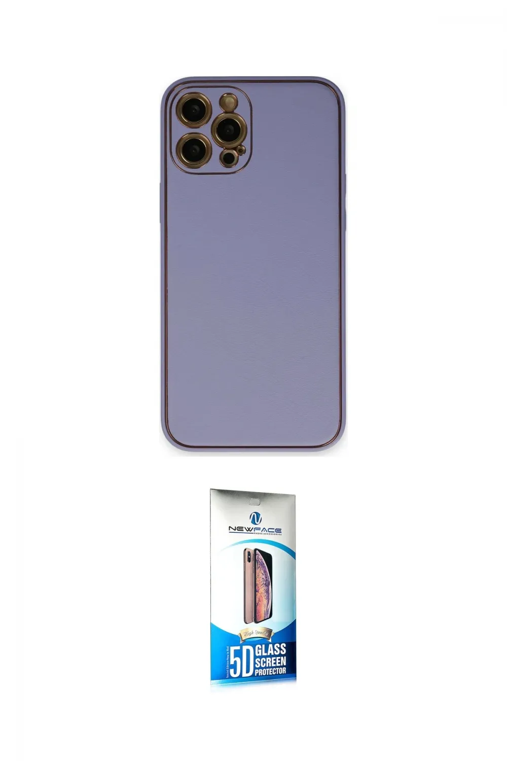 ieg™ iPhone 12 Pro Max Kılıf Yadigar Klasik - Siyah 5D Eko Cam Ekran Koruyucu