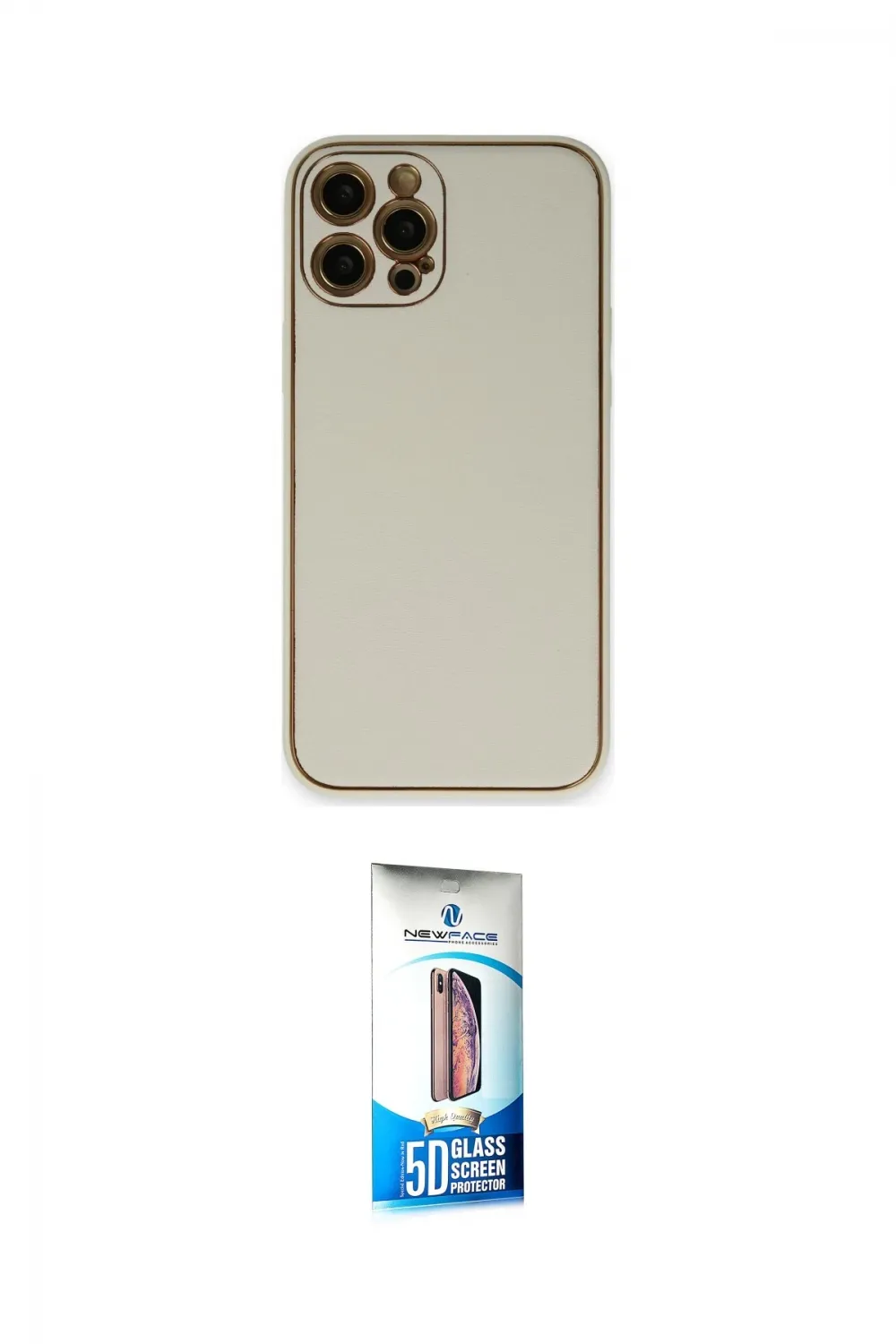 ieg™ iPhone 12 Pro Max Kılıf Yadigar Klasik - Siyah 5D Eko Cam Ekran Koruyucu