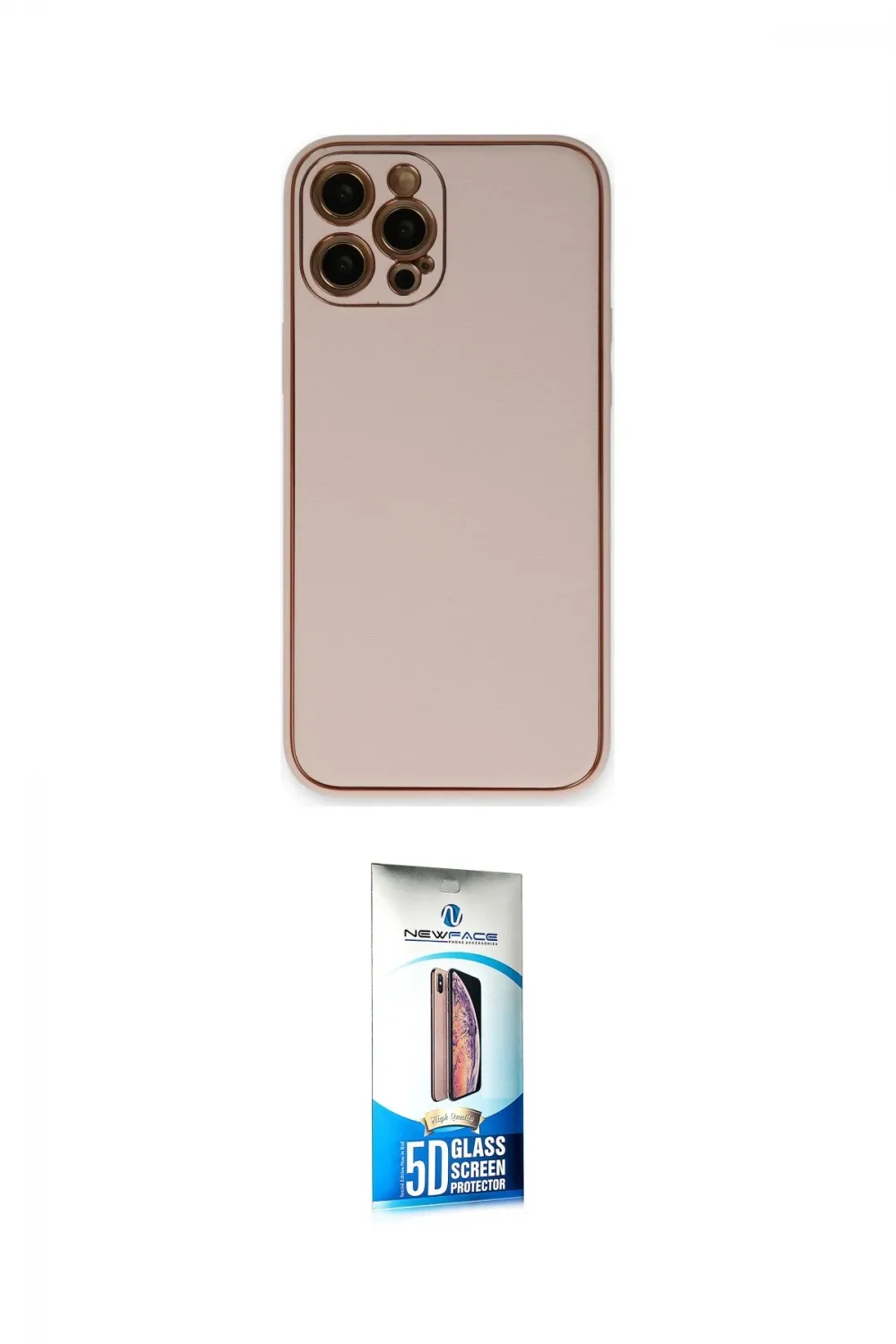 ieg™ iPhone 12 Pro Max Kılıf Yadigar Klasik - Siyah 5D Eko Cam Ekran Koruyucu