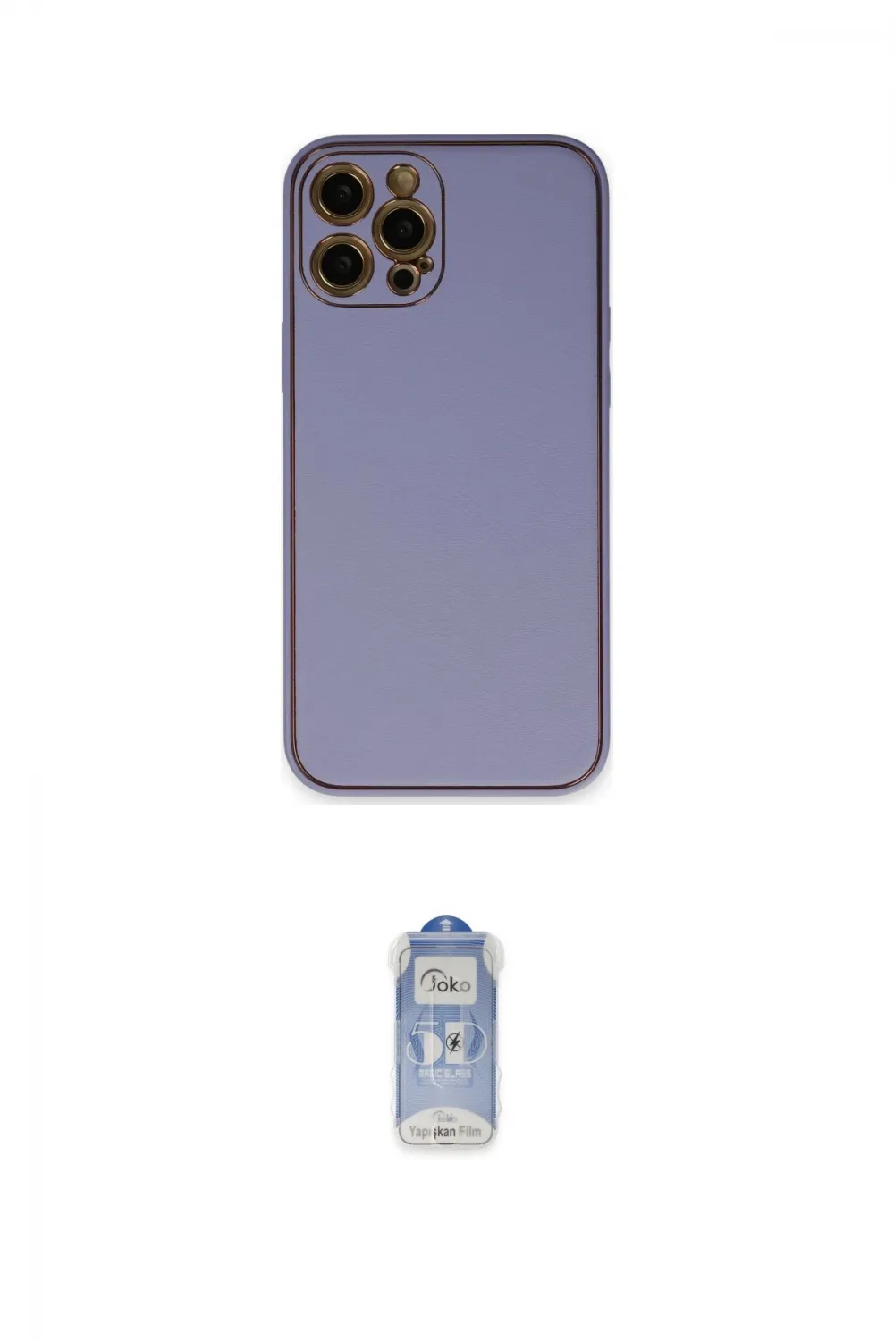 ieg™ iPhone 12 Pro Max Kılıf Yadigar Klasik - Siyah Joko Magic 5D Cam
