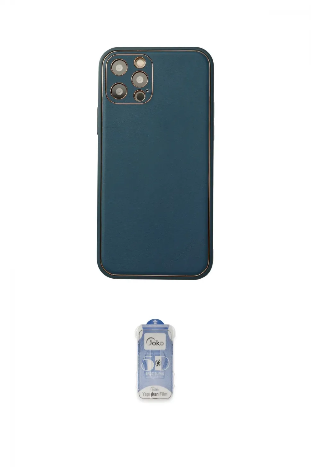 ieg™ iPhone 12 Pro Max Kılıf Yadigar Klasik - Siyah Joko Magic 5D Cam