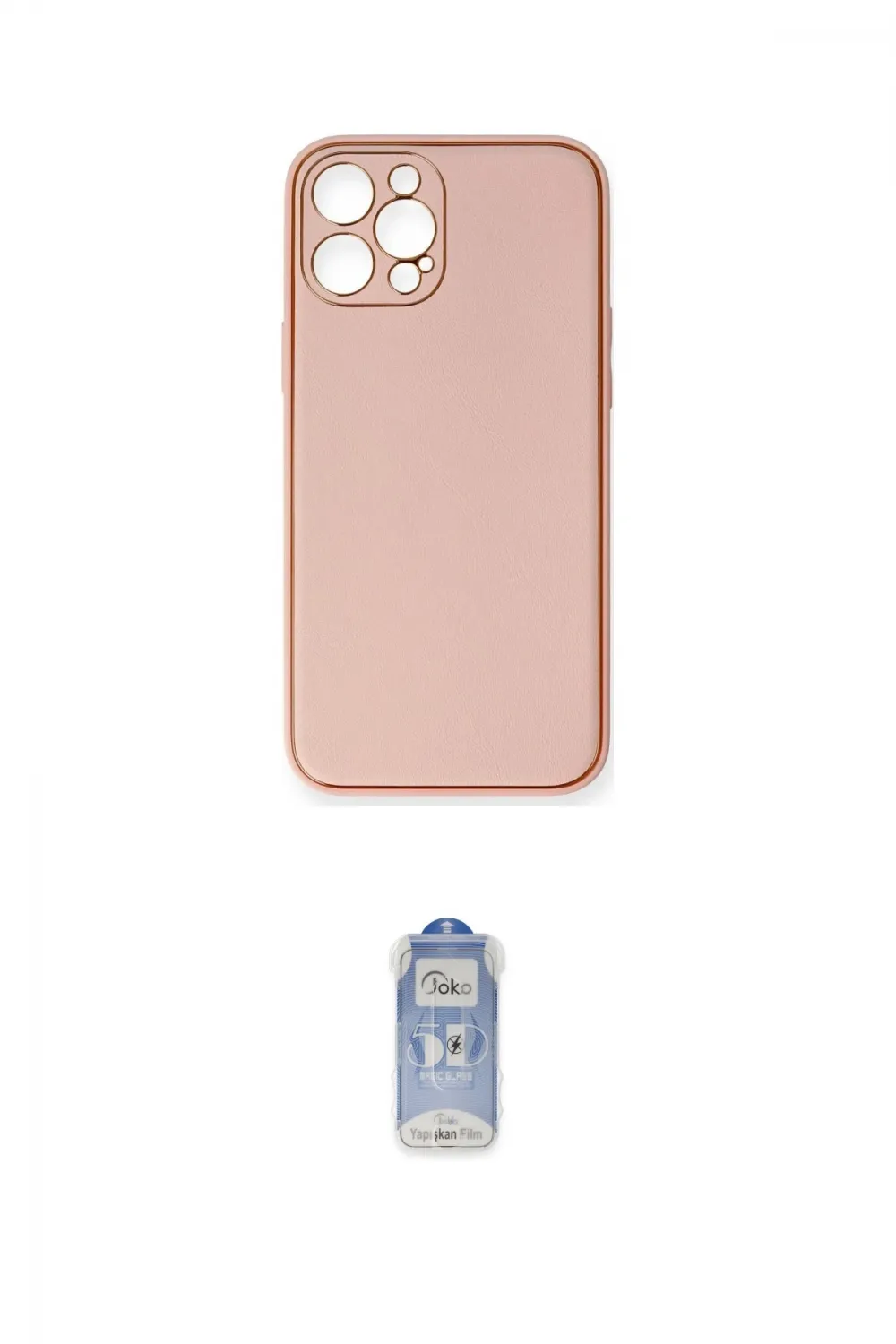 ieg™ iPhone 12 Pro Max Kılıf Yadigar Klasik - Siyah Joko Magic 5D Cam