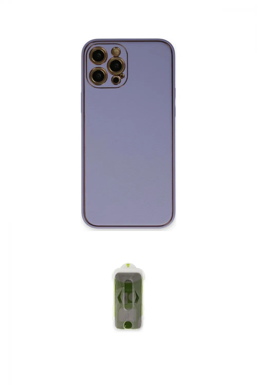 ieg™ iPhone 12 Pro Max Kılıf Yadigar Klasik - Siyah Joko Magic 5D Hayalet Cam
