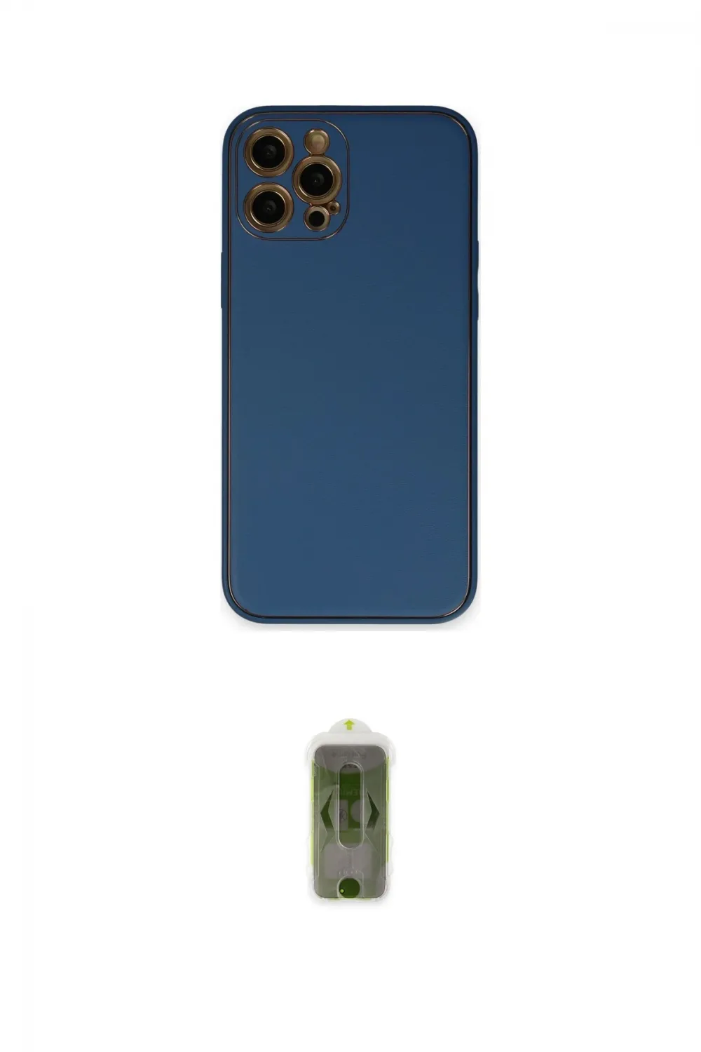 ieg™ iPhone 12 Pro Max Kılıf Yadigar Klasik - Siyah Joko Magic 5D Hayalet Cam