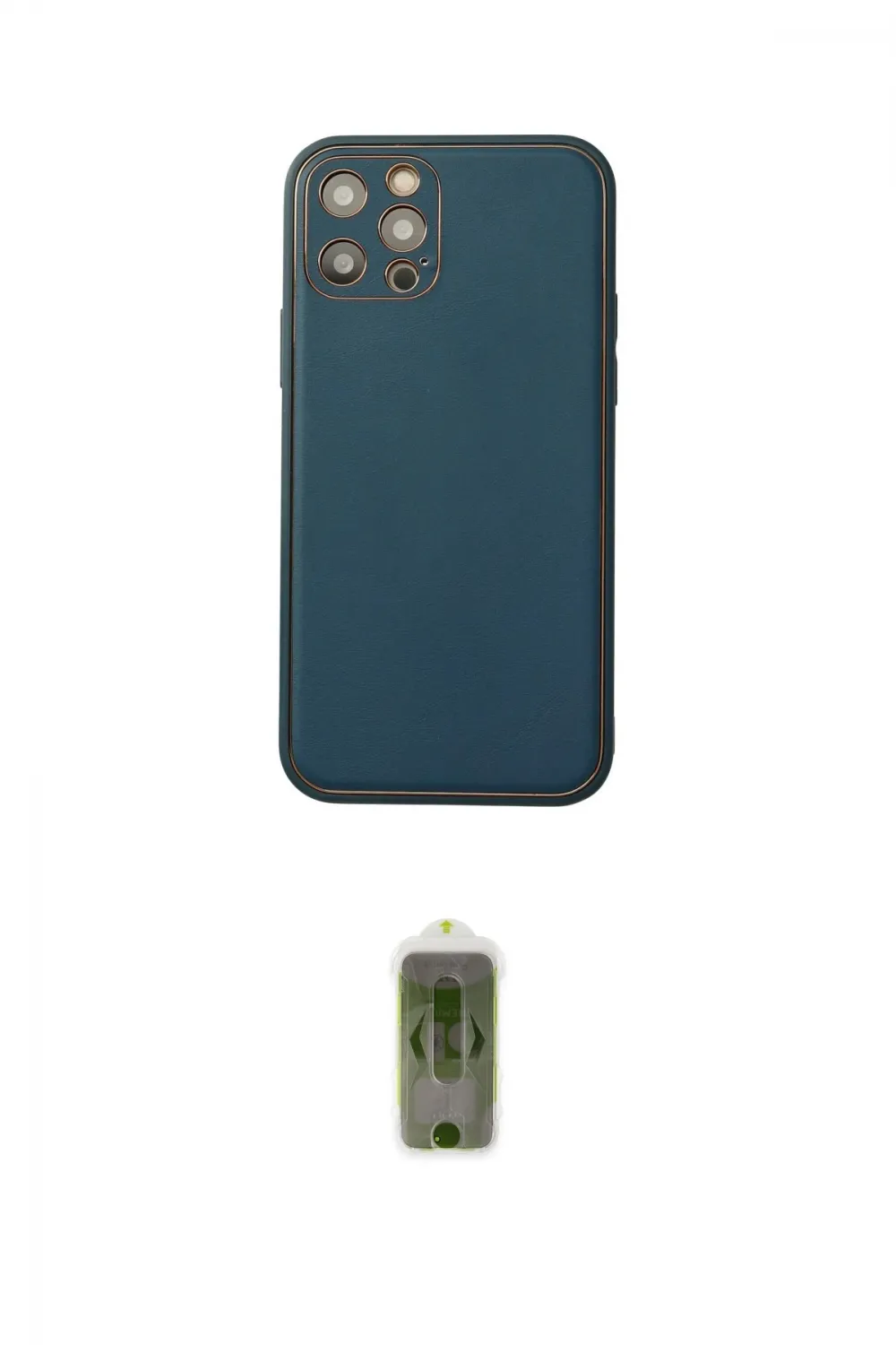 ieg™ iPhone 12 Pro Max Kılıf Yadigar Klasik - Siyah Joko Magic 5D Hayalet Cam