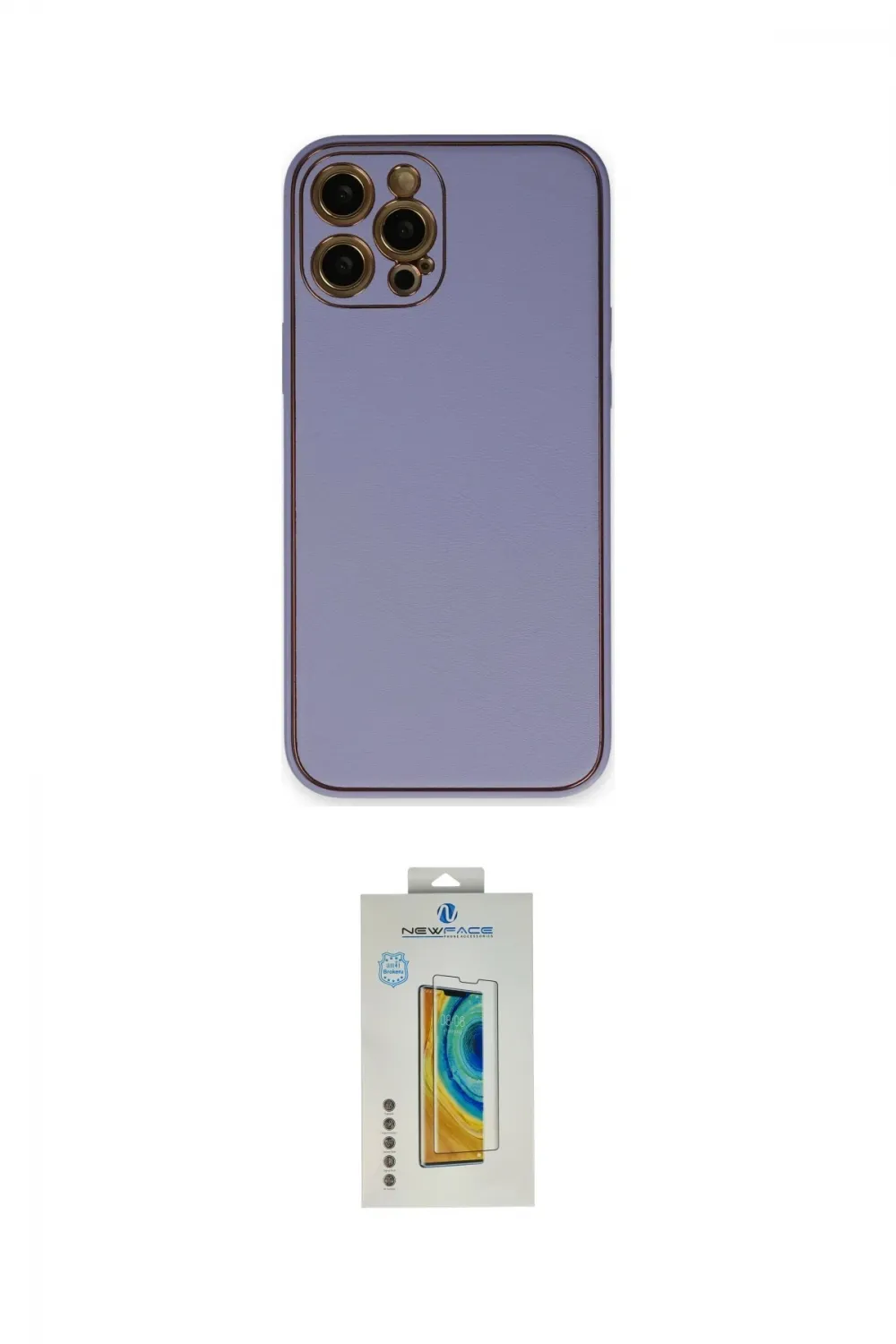 ieg™ iPhone 12 Pro Max Kılıf Yadigar Klasik - Siyah Polymer Nano Ekran Koruyucu