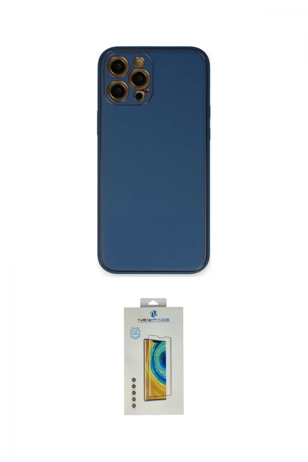 ieg™ iPhone 12 Pro Max Kılıf Yadigar Klasik - Siyah Polymer Nano Ekran Koruyucu