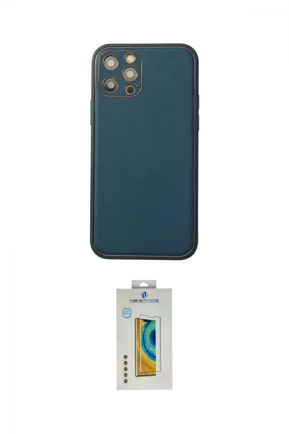 ieg™ iPhone 12 Pro Max Kılıf Yadigar Klasik - Siyah Polymer Nano Ekran Koruyucu