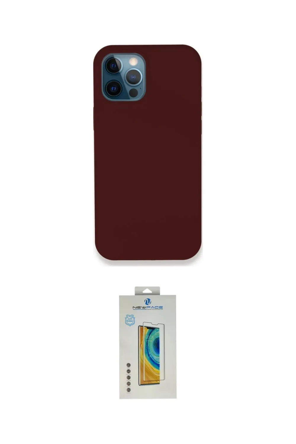 ieg™ iPhone 12 Pro Max Kılıf Zirve Modern Özel Seri - Siyah Polymer Nano Ekran Koruyucu