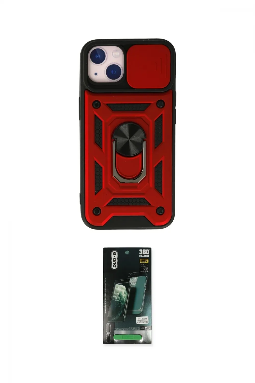 ieg™ iPhone 13 Kılıf Ahenk Klasik - Şeffaf 360 Full Body Arka Koruyucu
