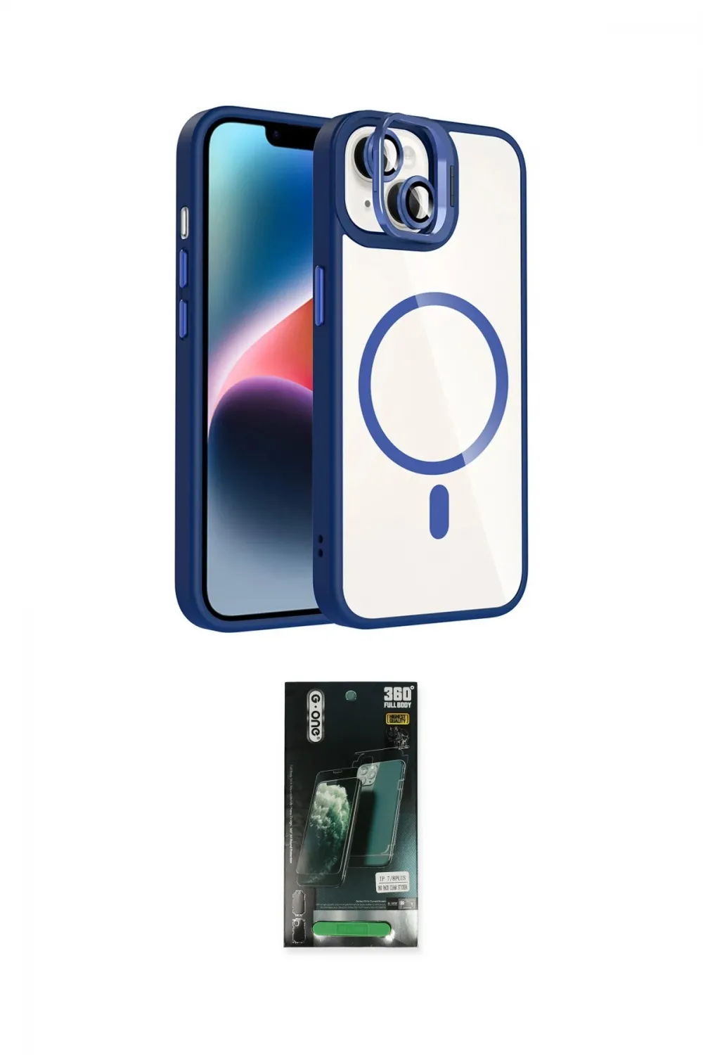 ieg™ iPhone 13 Kılıf Yadigar Asil Koleksiyonu - Şeffaf 360 Full Body Arka Koruyucu