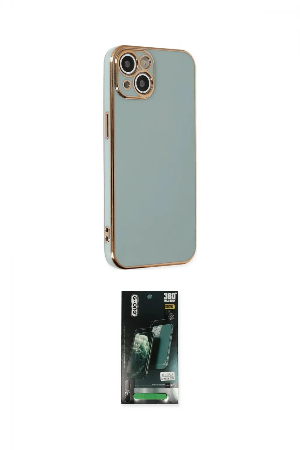 ieg™ iPhone 13 Kılıf Yankı Serisi - Şeffaf 360 Full Body Arka Koruyucu