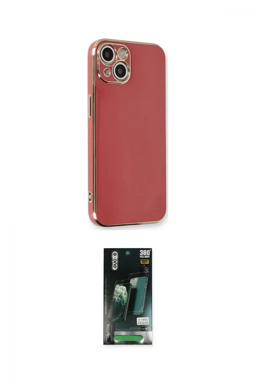 ieg™ iPhone 13 Kılıf Yankı Serisi - Şeffaf 360 Full Body Arka Koruyucu