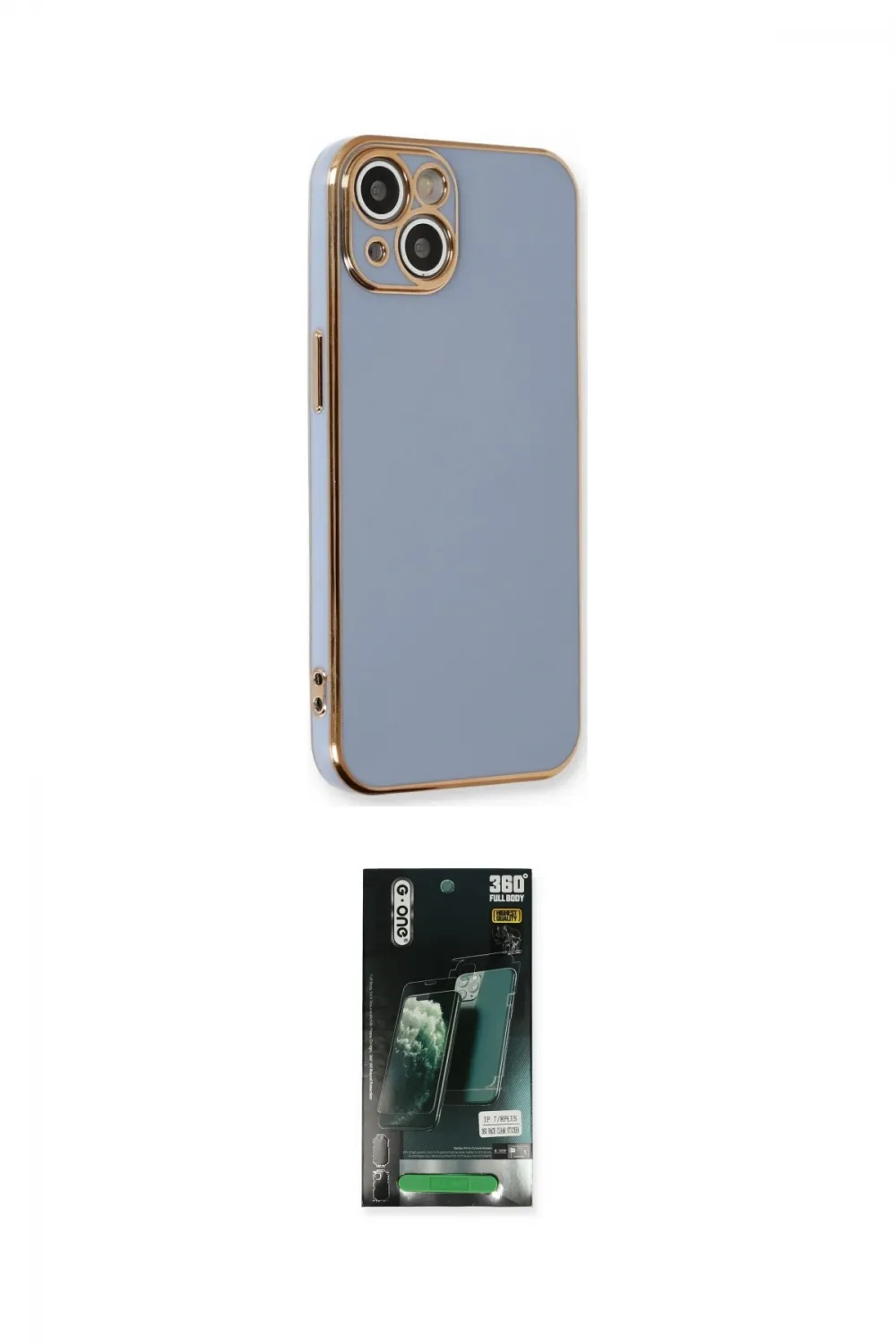 ieg™ iPhone 13 Kılıf Yankı Serisi - Şeffaf 360 Full Body Arka Koruyucu
