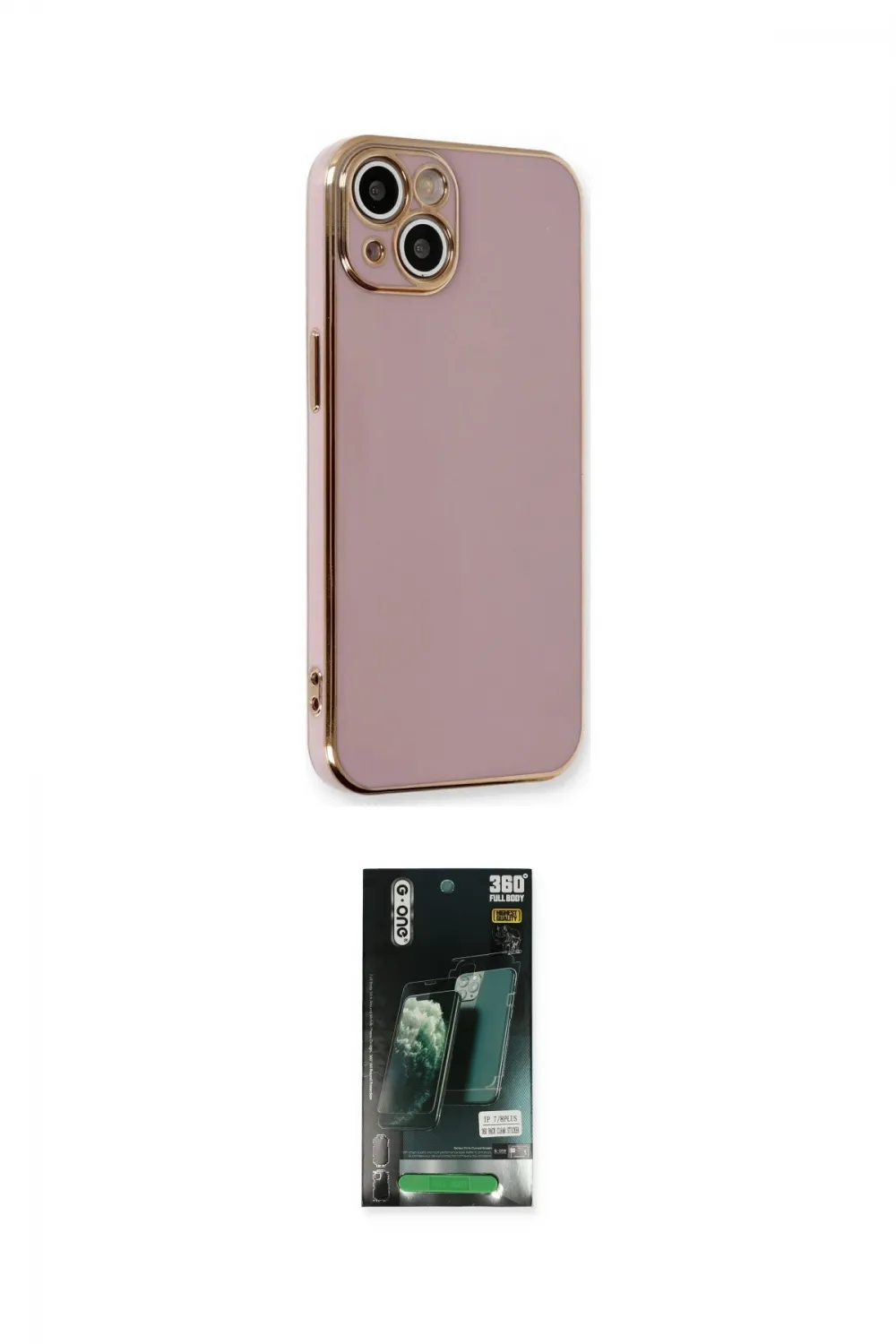 ieg™ iPhone 13 Kılıf Yankı Serisi - Şeffaf 360 Full Body Arka Koruyucu