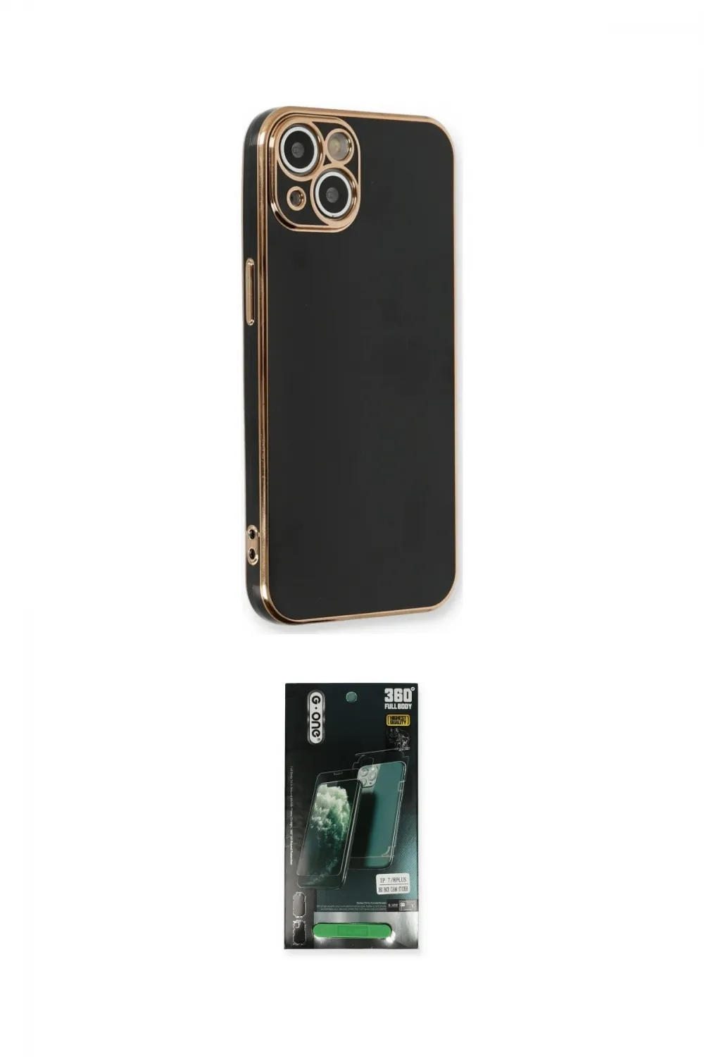 ieg™ iPhone 13 Kılıf Yankı Serisi - Şeffaf 360 Full Body Arka Koruyucu