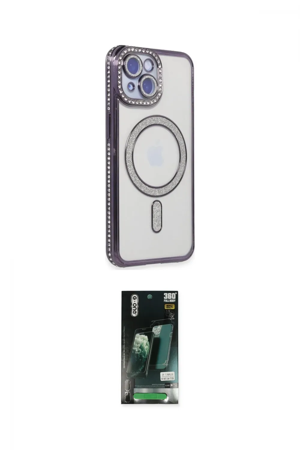 ieg™ iPhone 13 Kılıf Zirve Doku Prime - Şeffaf 360 Full Body Arka Koruyucu