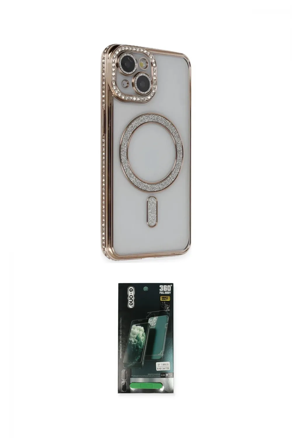 ieg™ iPhone 13 Kılıf Zirve Doku Prime - Şeffaf 360 Full Body Arka Koruyucu