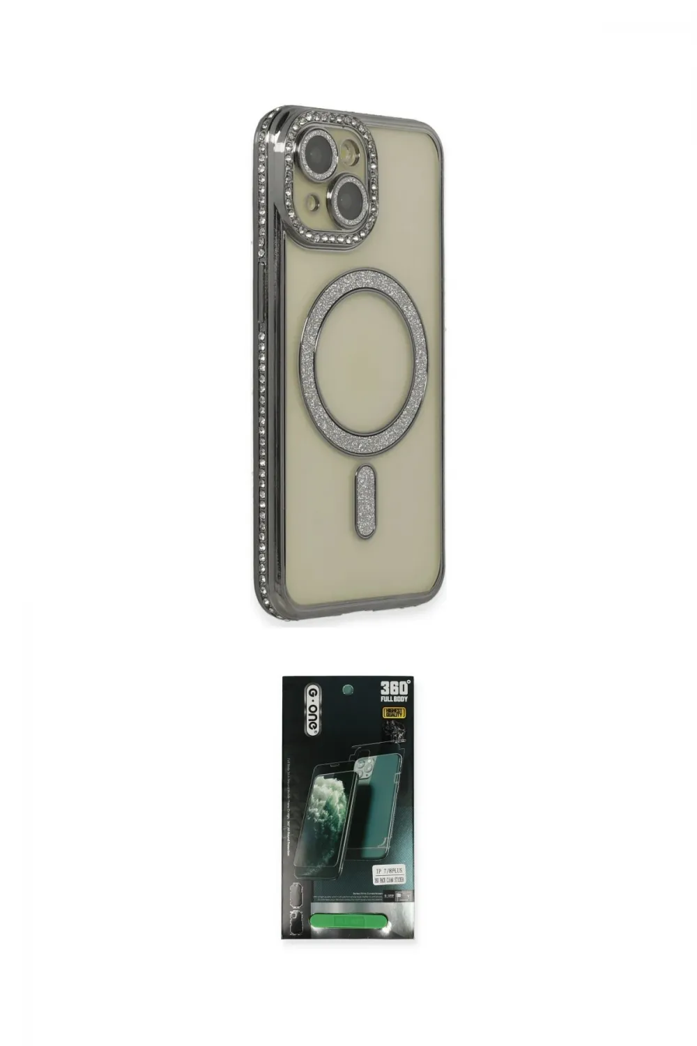 ieg™ iPhone 13 Kılıf Zirve Doku Prime - Şeffaf 360 Full Body Arka Koruyucu