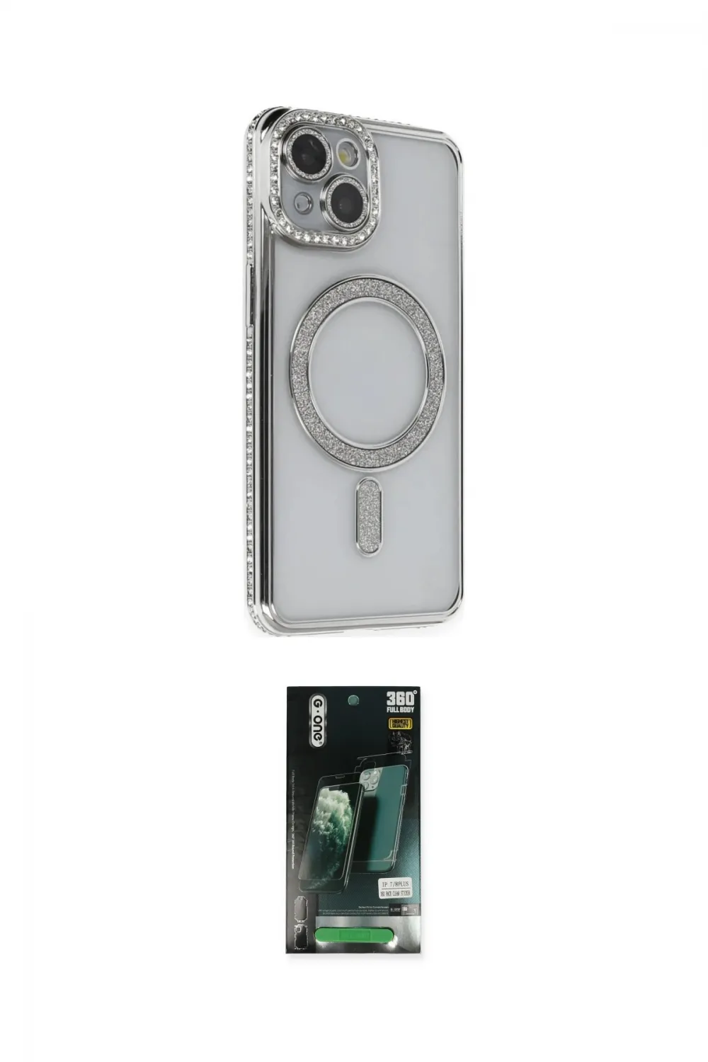 ieg™ iPhone 13 Kılıf Zirve Doku Prime - Şeffaf 360 Full Body Arka Koruyucu