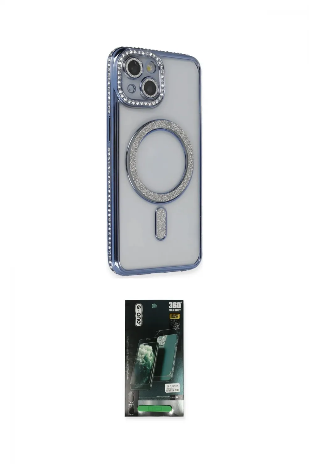 ieg™ iPhone 13 Kılıf Zirve Doku Prime - Şeffaf 360 Full Body Arka Koruyucu