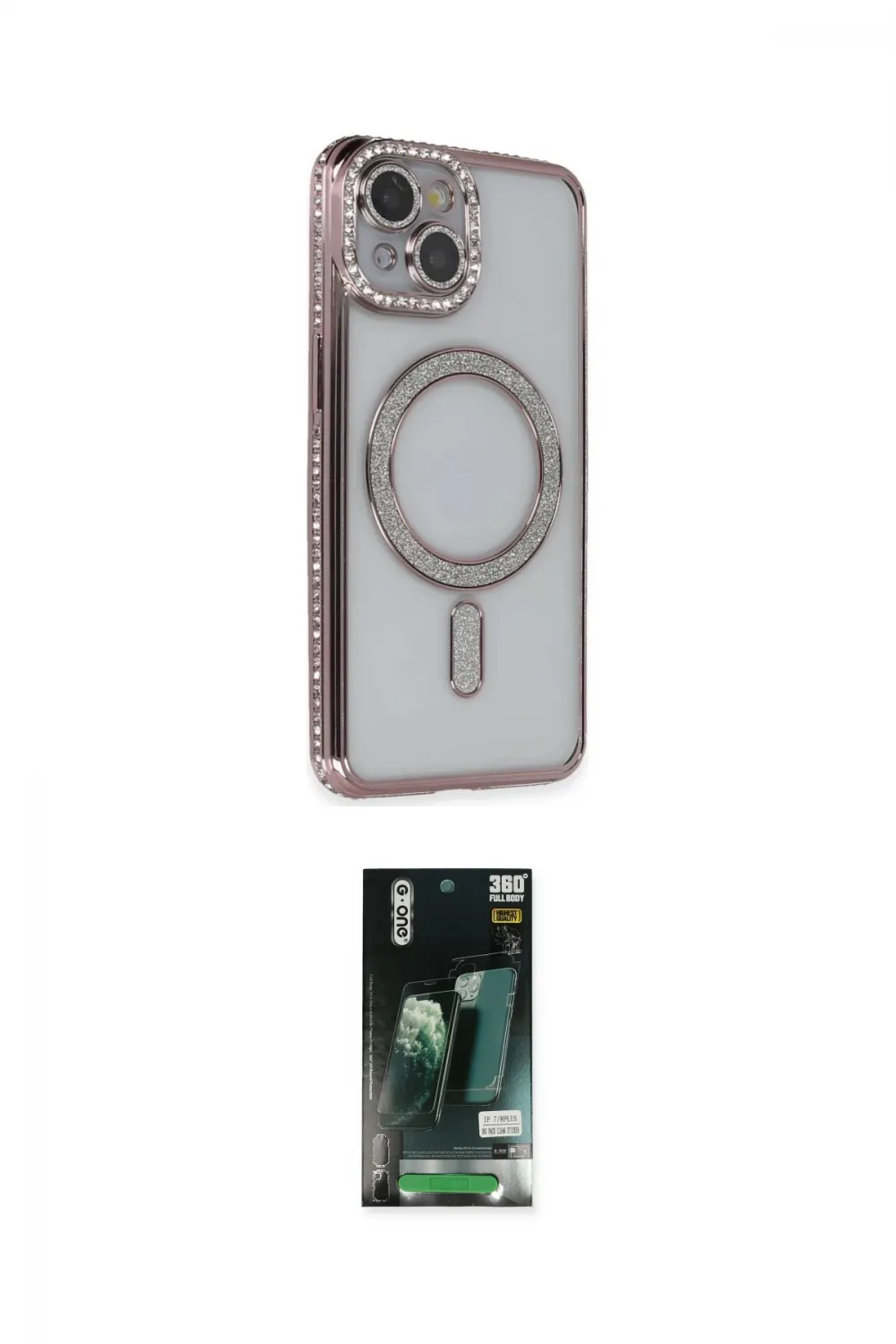 ieg™ iPhone 13 Kılıf Zirve Doku Prime - Şeffaf 360 Full Body Arka Koruyucu
