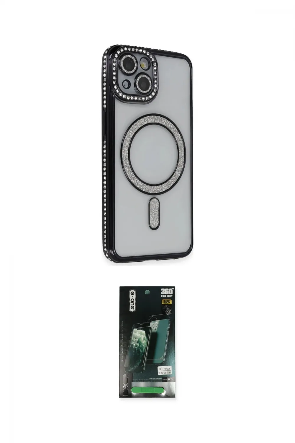 ieg™ iPhone 13 Kılıf Zirve Doku Prime - Şeffaf 360 Full Body Arka Koruyucu