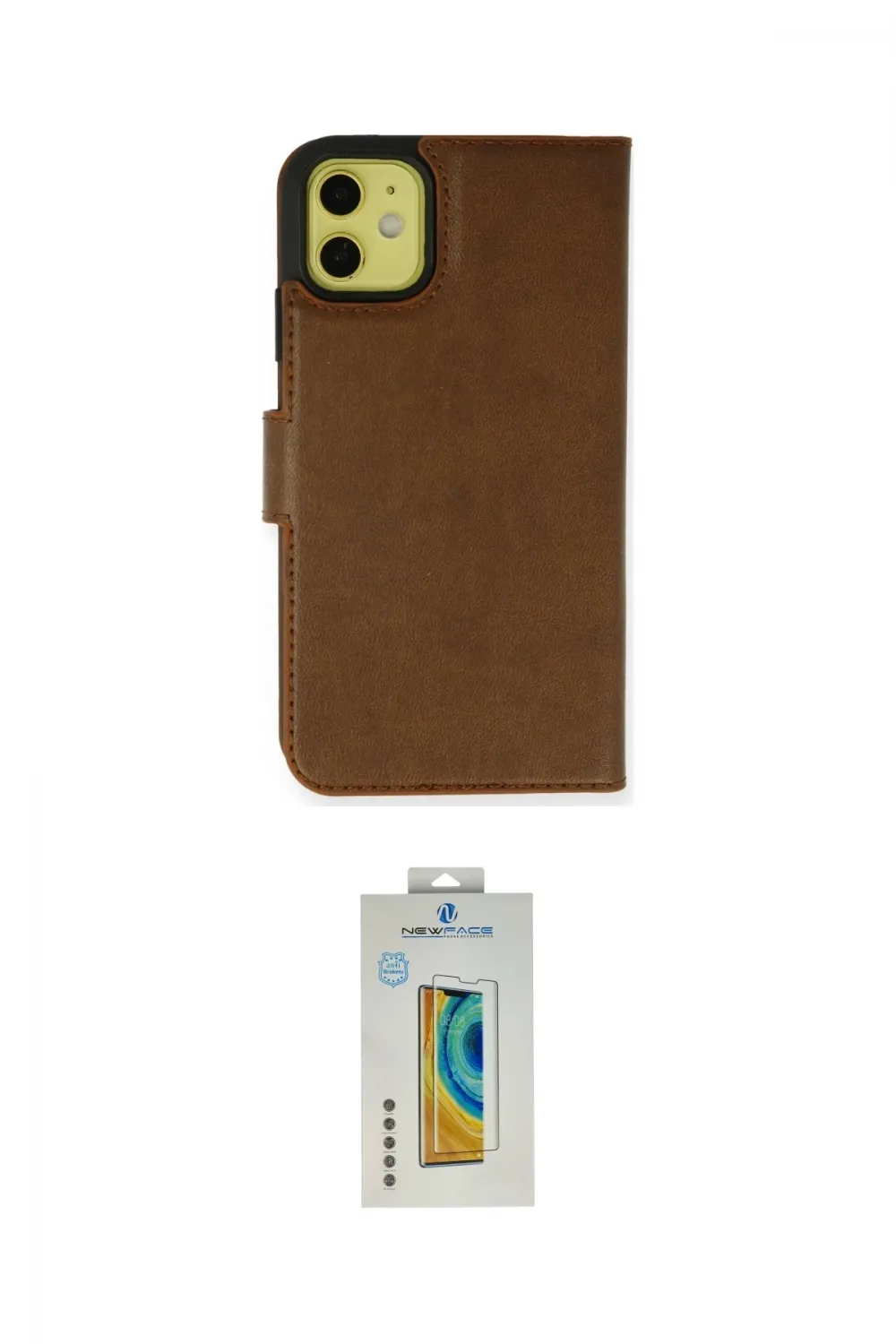 ieg™ iPhone 13 Mini Kılıf Siluet Işık Serisi - Siyah Polymer Nano Ekran Koruyucu