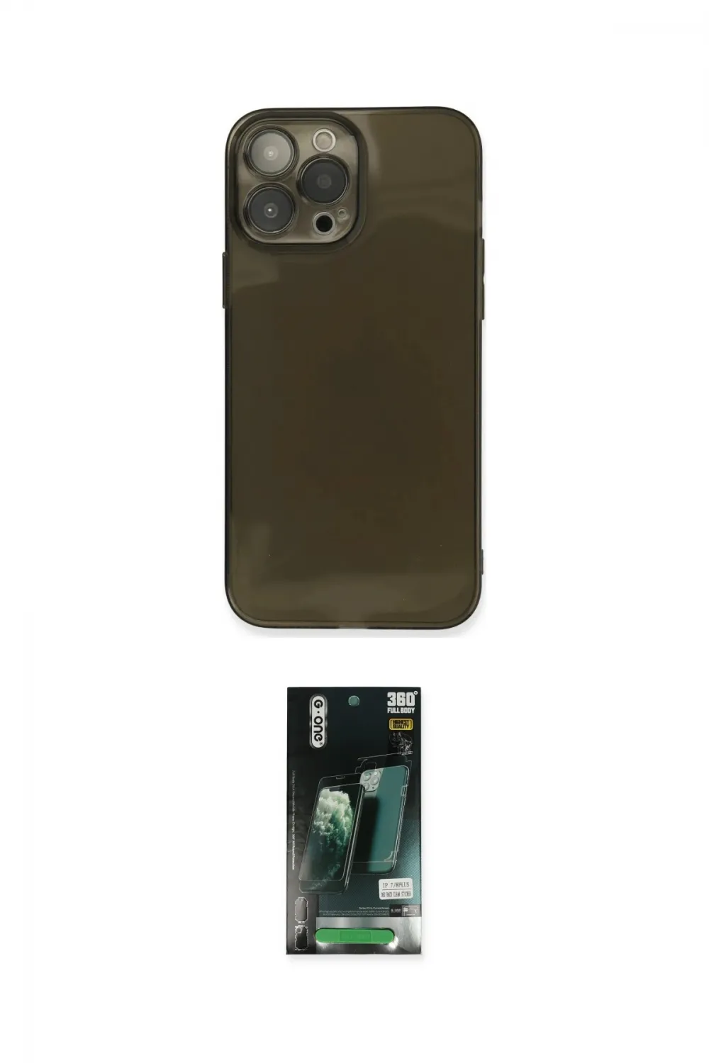 ieg™ iPhone 13 Pro Kılıf Ahenk Doku - Şeffaf 360 Full Body Arka Koruyucu