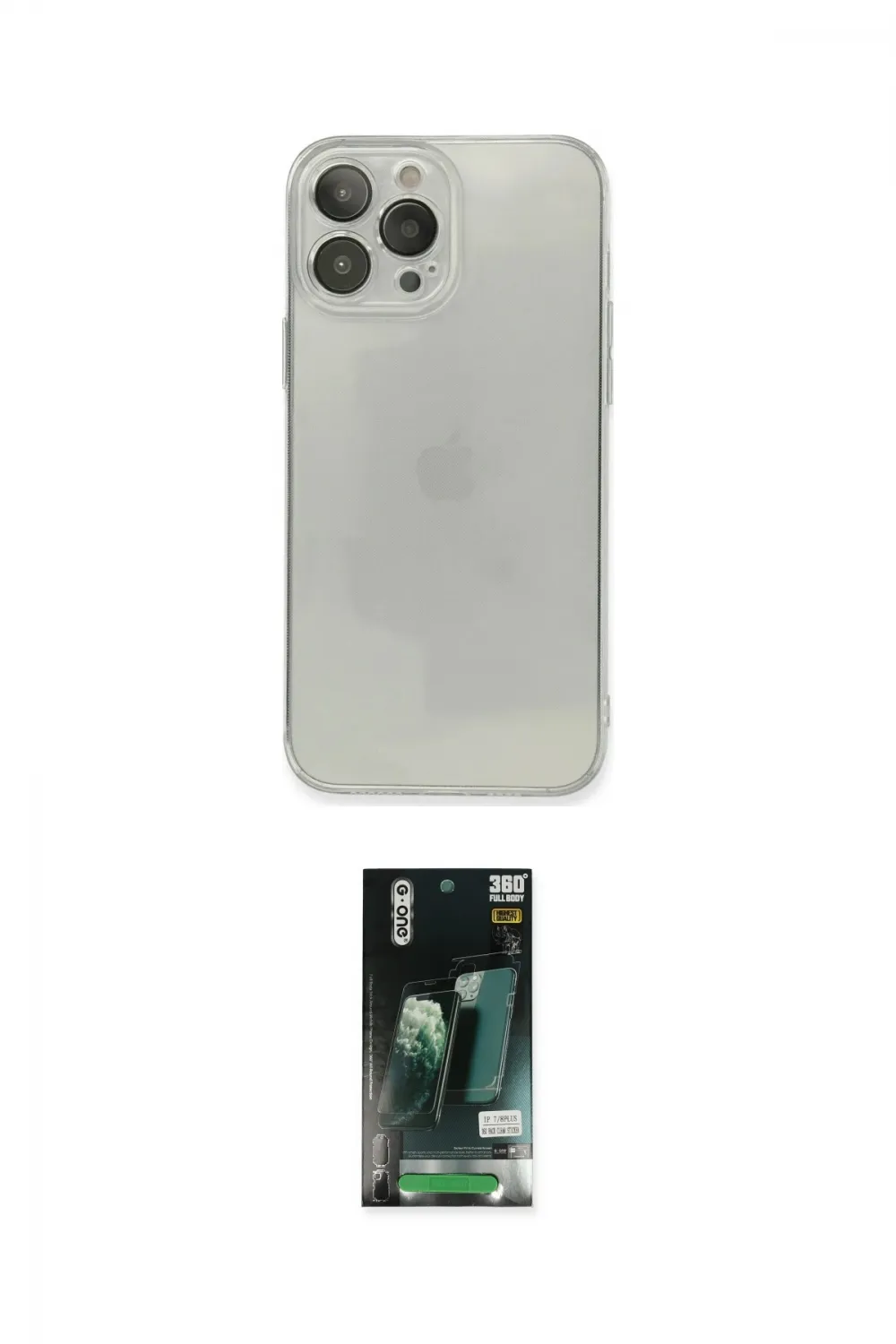 ieg™ iPhone 13 Pro Kılıf Ahenk Doku - Şeffaf 360 Full Body Arka Koruyucu