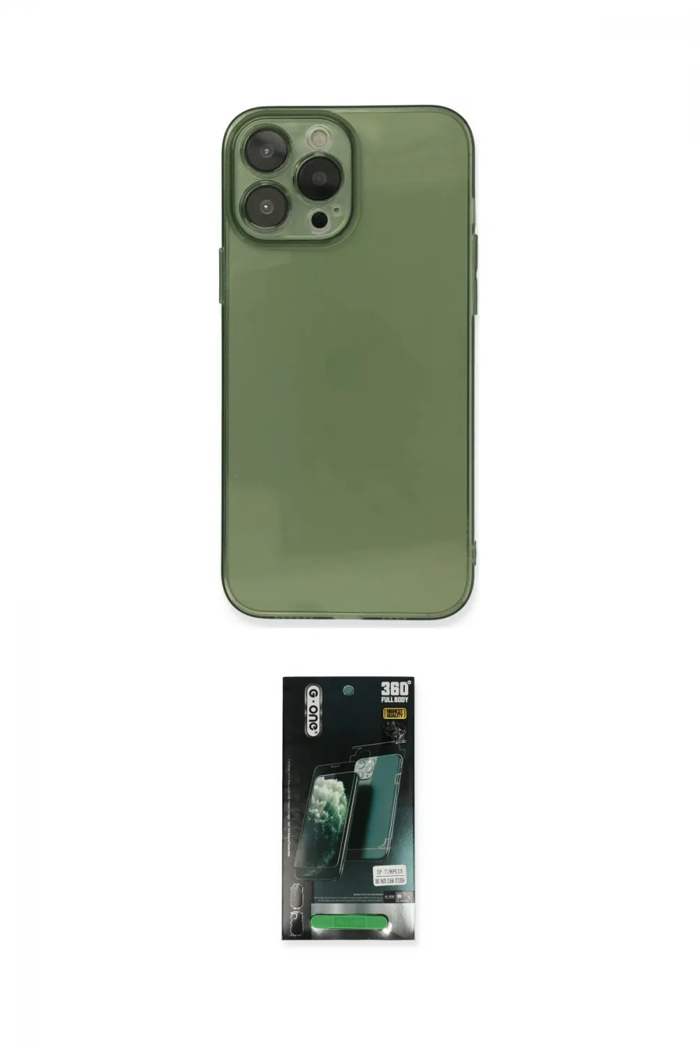 ieg™ iPhone 13 Pro Kılıf Ahenk Doku - Şeffaf 360 Full Body Arka Koruyucu