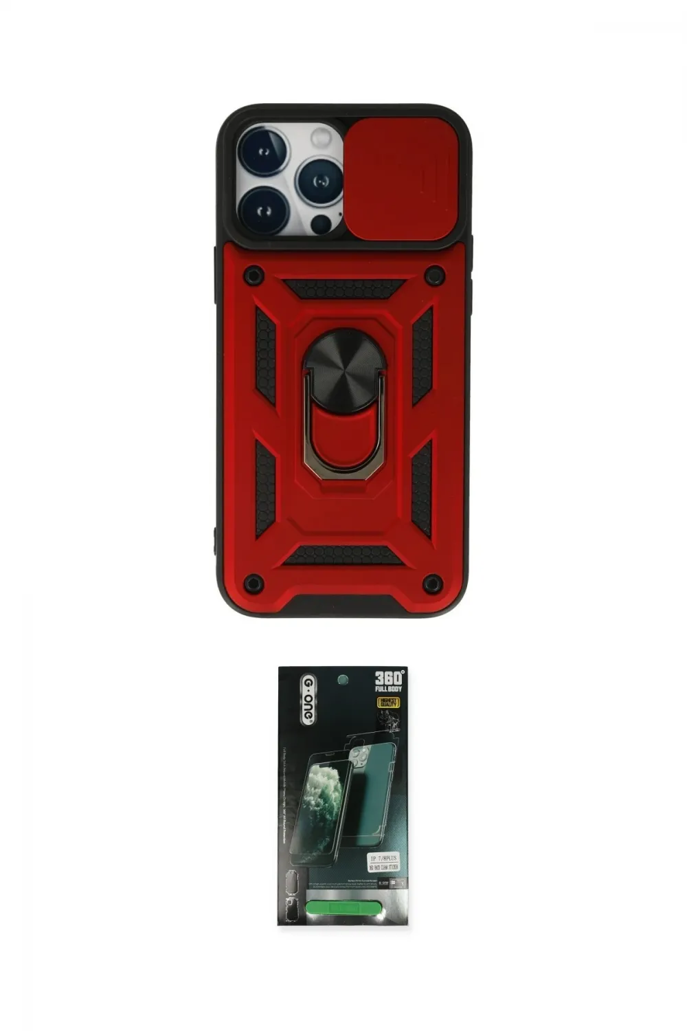 ieg™ iPhone 13 Pro Kılıf Ahenk Klasik - Şeffaf 360 Full Body Arka Koruyucu