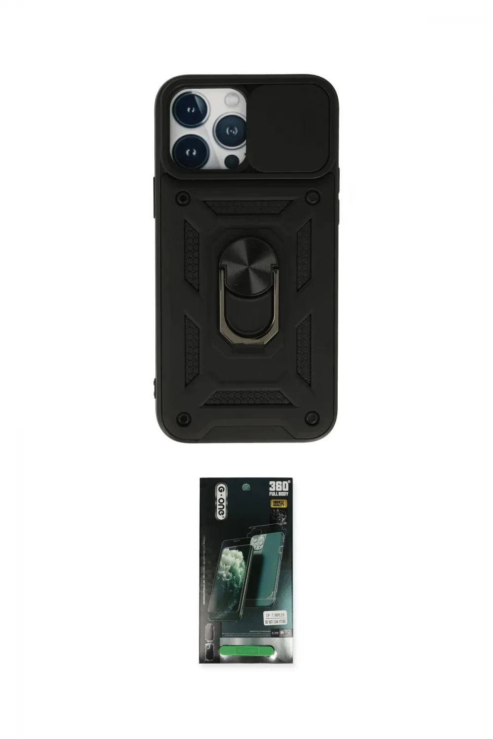 ieg™ iPhone 13 Pro Kılıf Ahenk Klasik - Şeffaf 360 Full Body Arka Koruyucu