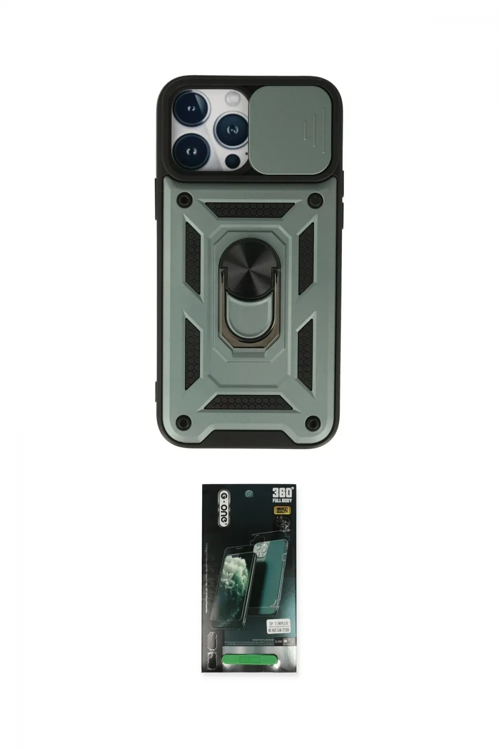 ieg™ iPhone 13 Pro Kılıf Ahenk Klasik - Şeffaf 360 Full Body Arka Koruyucu