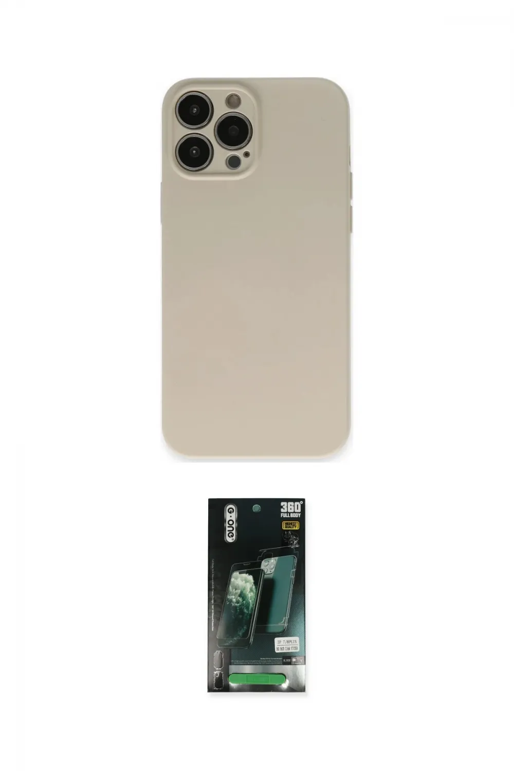 ieg™ iPhone 13 Pro Kılıf Ahenk Serisi - Şeffaf 360 Full Body Arka Koruyucu