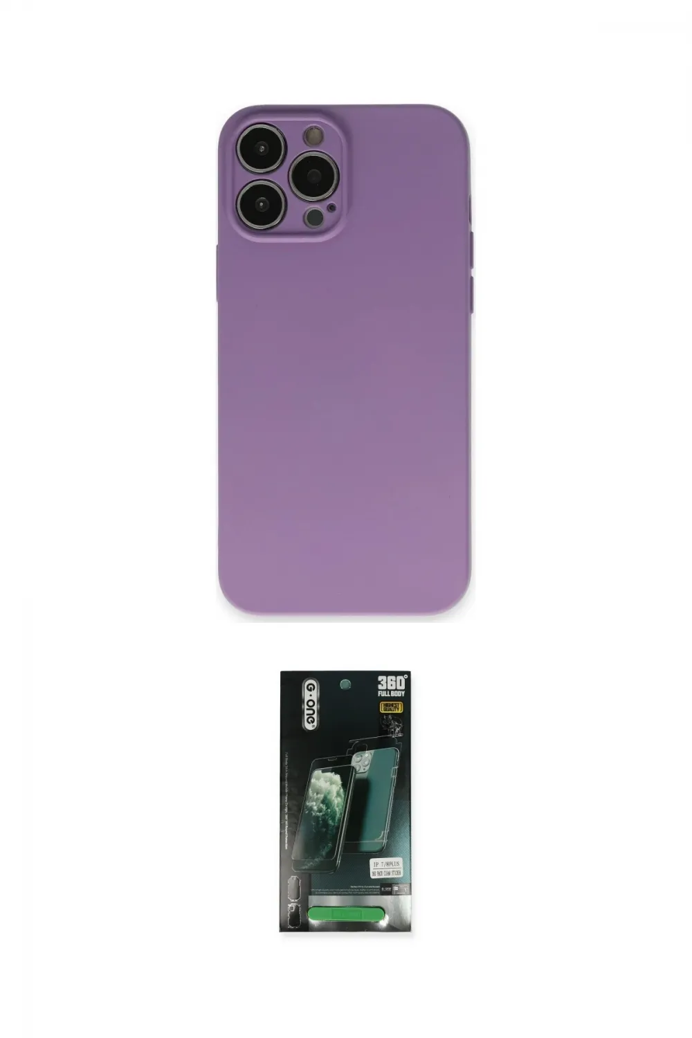 ieg™ iPhone 13 Pro Kılıf Ahenk Serisi - Şeffaf 360 Full Body Arka Koruyucu