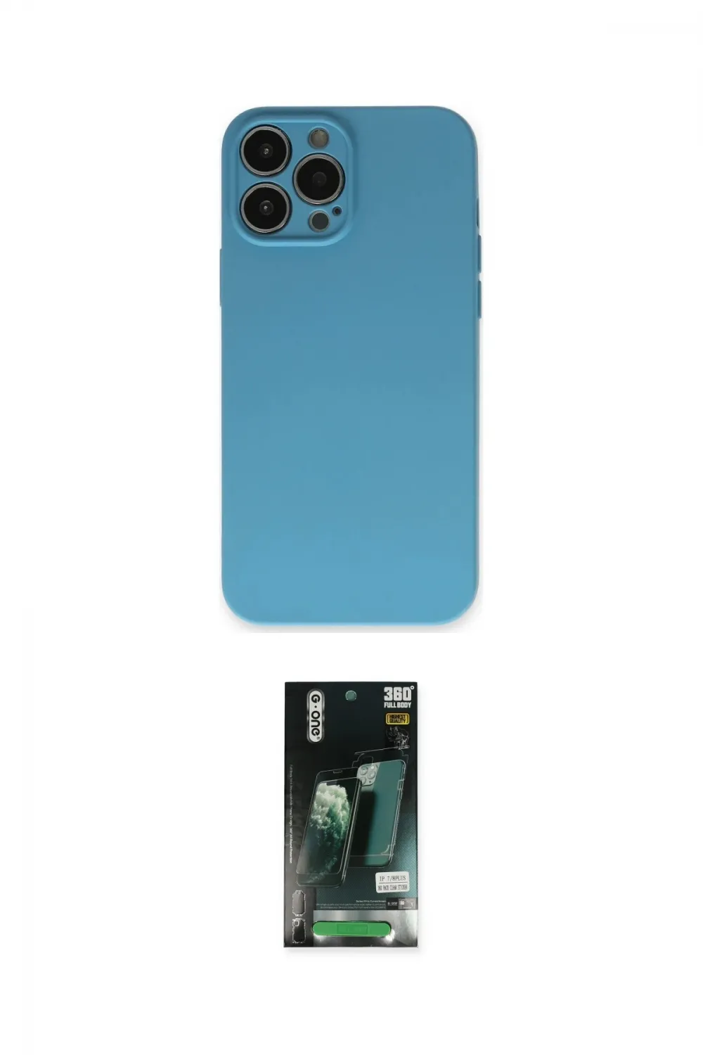 ieg™ iPhone 13 Pro Kılıf Ahenk Serisi - Şeffaf 360 Full Body Arka Koruyucu