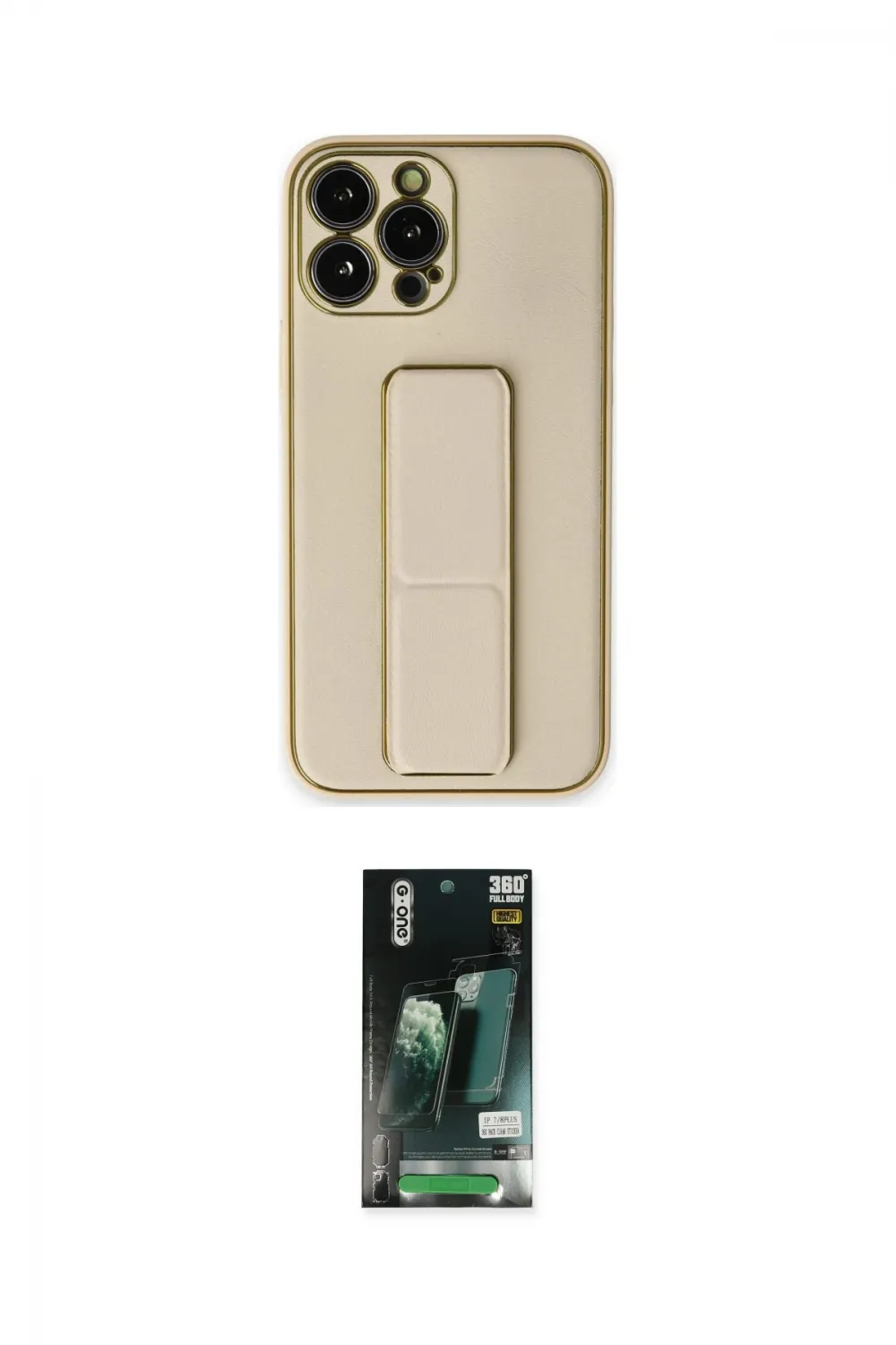 ieg™ iPhone 13 Pro Kılıf Akış Doku - Şeffaf 360 Full Body Arka Koruyucu