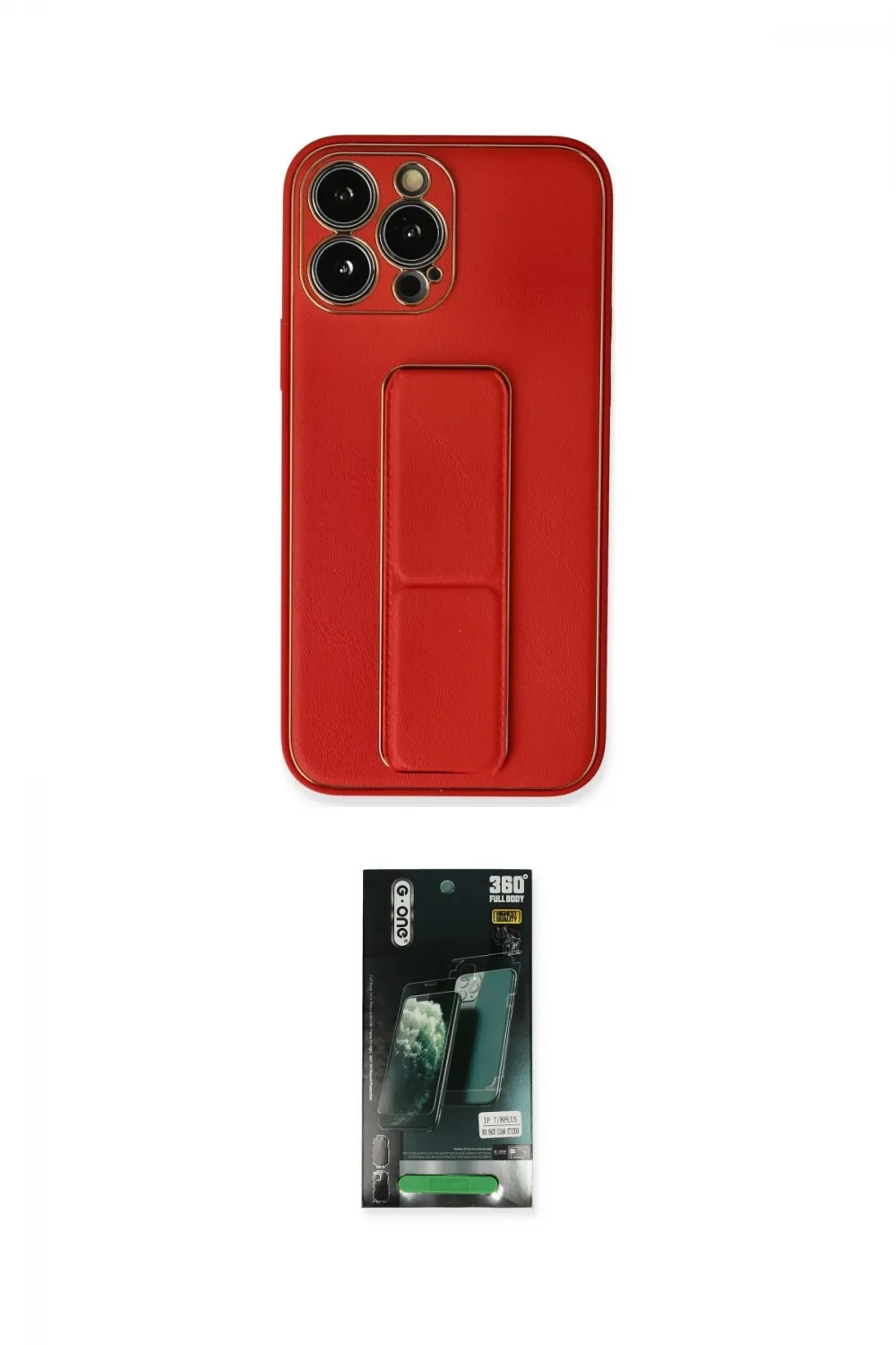 ieg™ iPhone 13 Pro Kılıf Akış Doku - Şeffaf 360 Full Body Arka Koruyucu