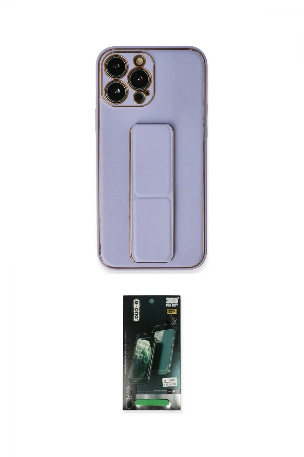 ieg™ iPhone 13 Pro Kılıf Akış Doku - Şeffaf 360 Full Body Arka Koruyucu