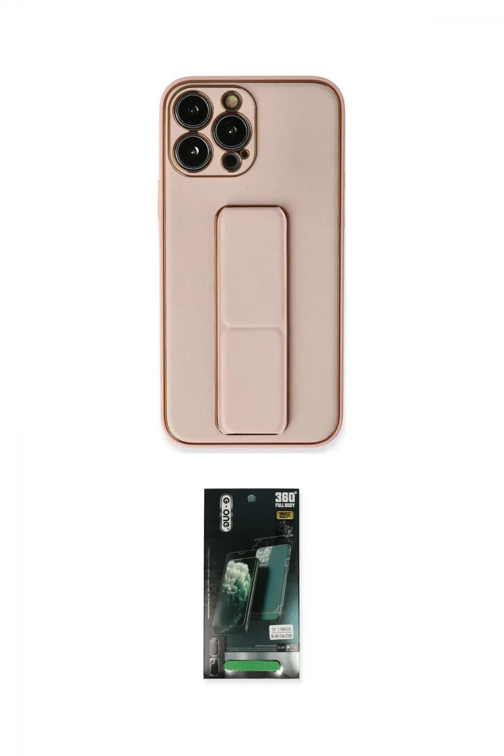 ieg™ iPhone 13 Pro Kılıf Akış Doku - Şeffaf 360 Full Body Arka Koruyucu