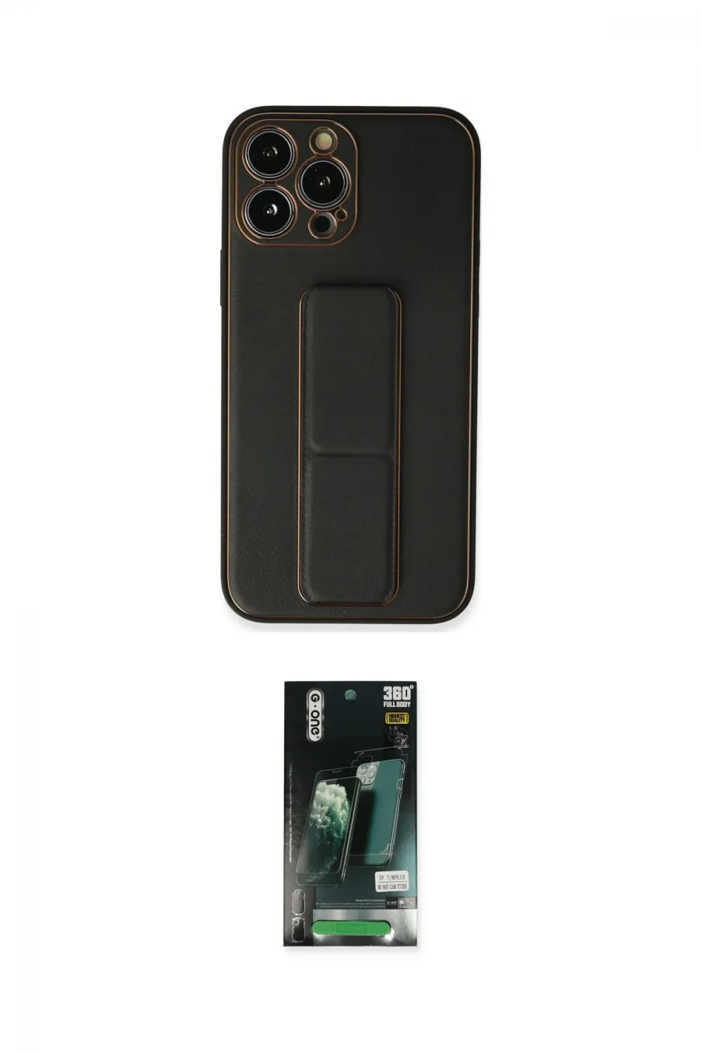 ieg™ iPhone 13 Pro Kılıf Akış Doku - Şeffaf 360 Full Body Arka Koruyucu