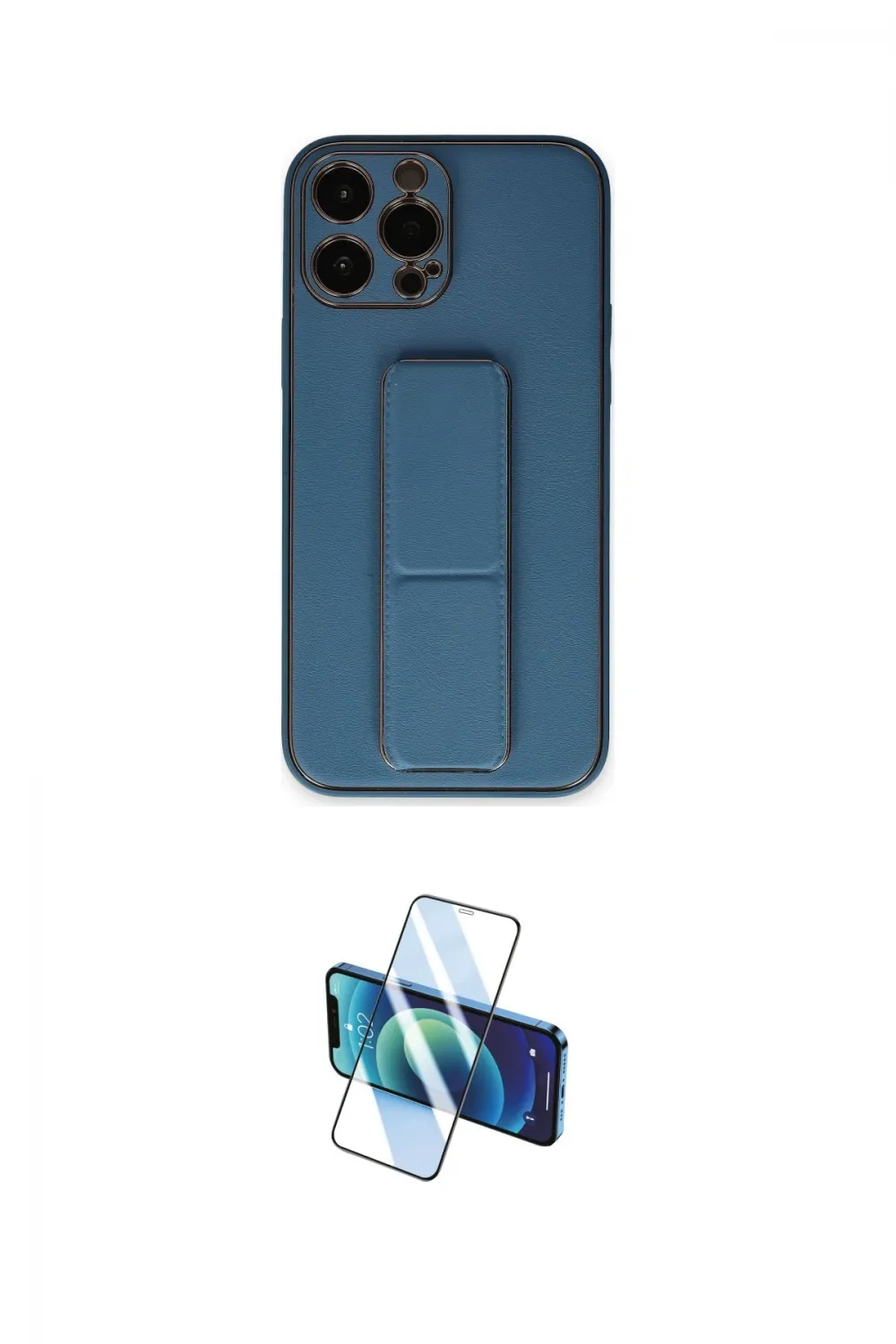 ieg™ iPhone 13 Pro Kılıf Akış Doku - Siyah 3D Antistatik Seramik Nano Ekran Koruyucu