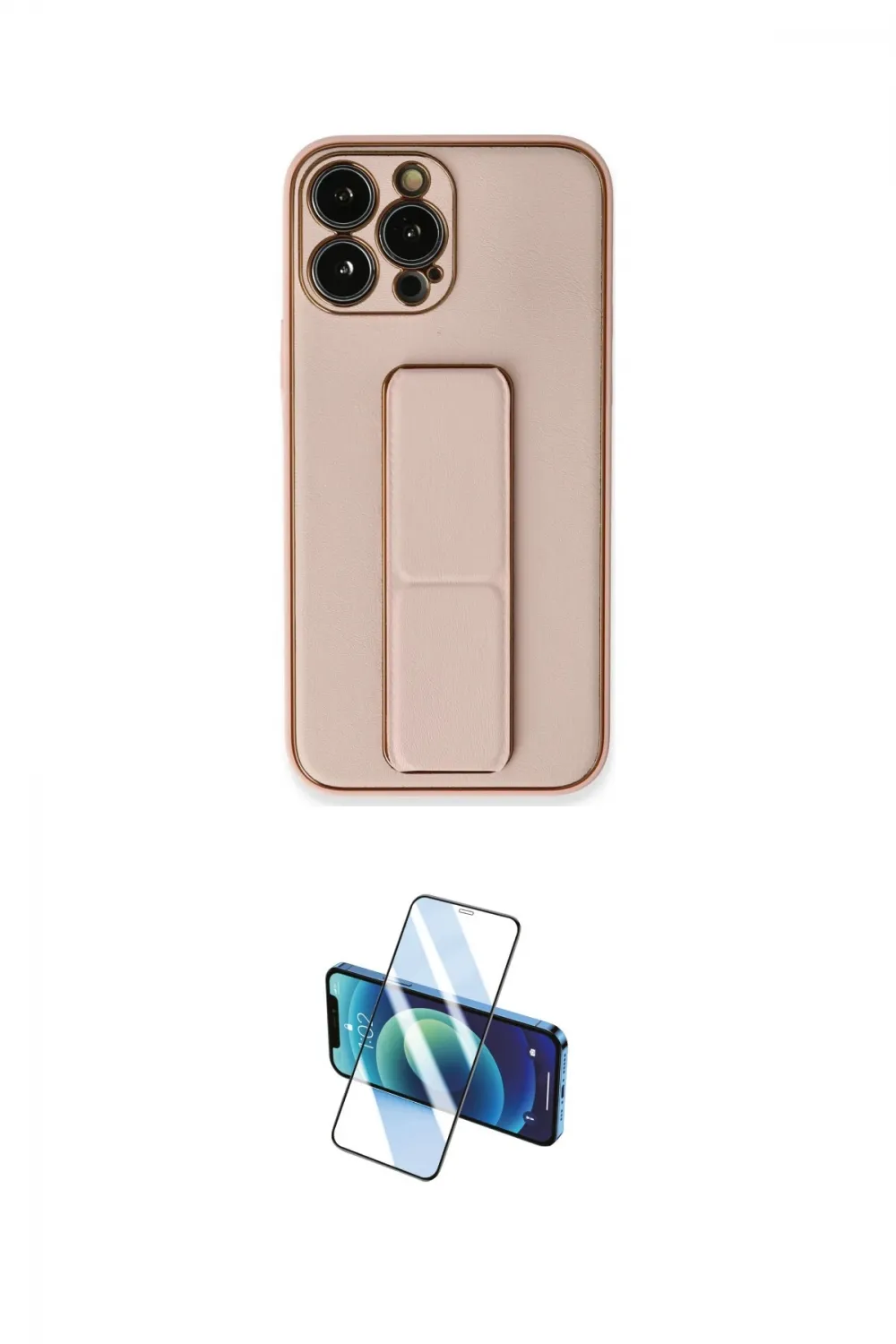 ieg™ iPhone 13 Pro Kılıf Akış Doku - Siyah 3D Antistatik Seramik Nano Ekran Koruyucu