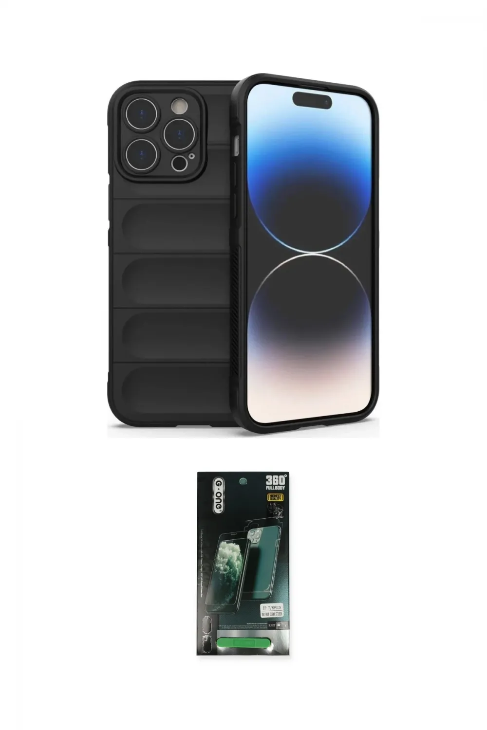 ieg™ iPhone 13 Pro Kılıf Atlas Koleksiyonu - Şeffaf 360 Full Body Arka Koruyucu