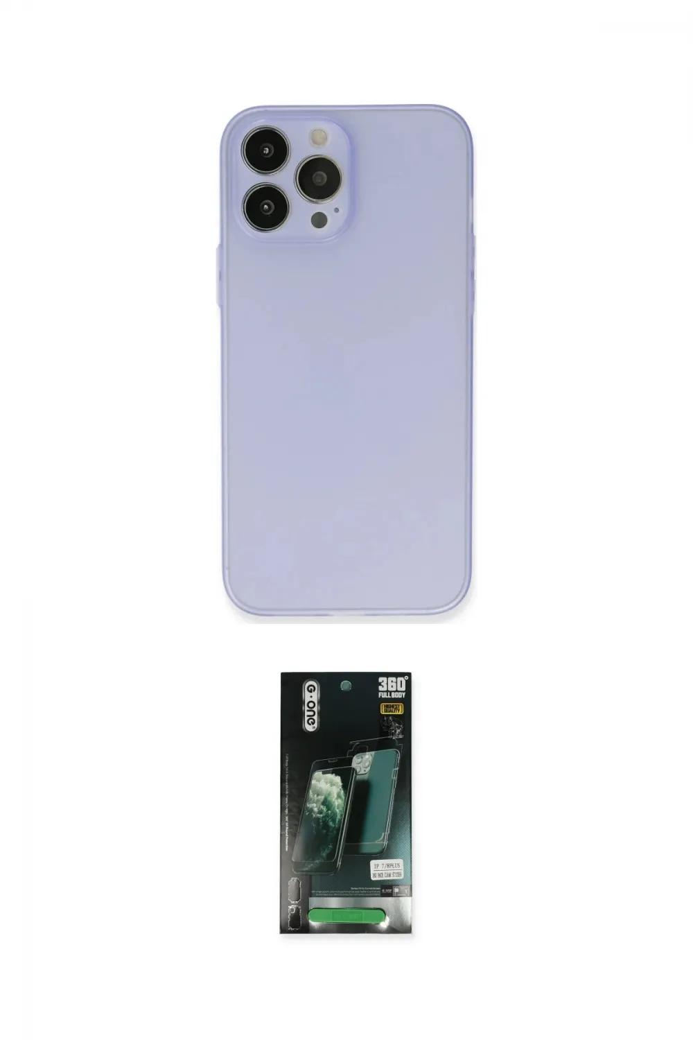 ieg™ iPhone 13 Pro Kılıf Atlas Minimal Prime - Şeffaf 360 Full Body Arka Koruyucu