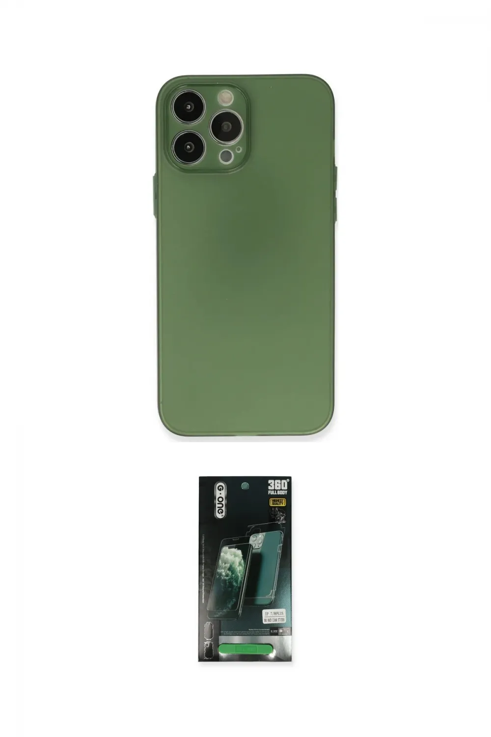 ieg™ iPhone 13 Pro Kılıf Atlas Minimal Prime - Şeffaf 360 Full Body Arka Koruyucu