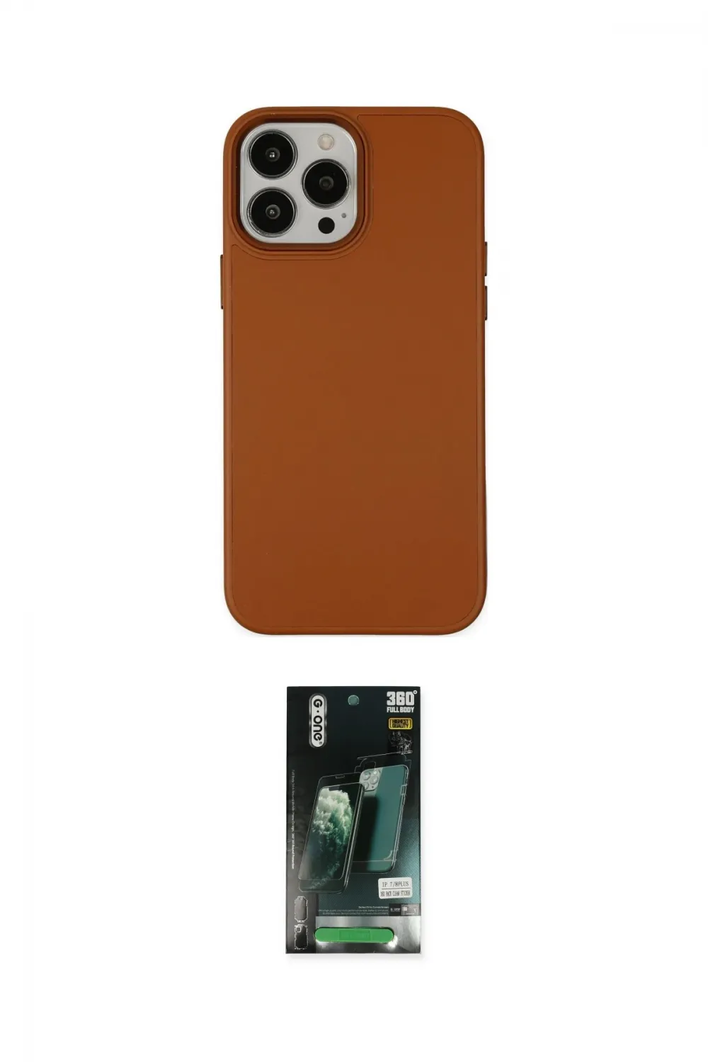 ieg™ iPhone 13 Pro Kılıf Çekirdek Çizgi - Şeffaf 360 Full Body Arka Koruyucu